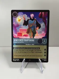 LORCANA FR - Chapter 8 197/204 Vincenzo Santorini Rare ✨FOIL✨New - Image 1