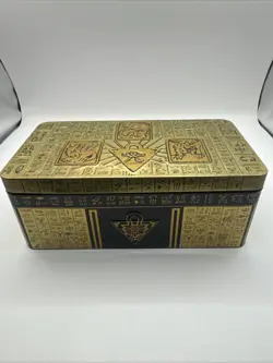 YUGIOH TCG! EMPTY Tin 2022 Tin Of The Pharaoh’s Gods! - Image 1