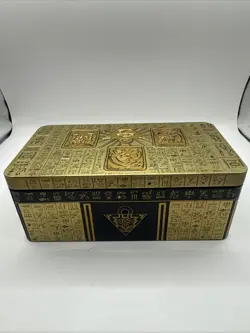YUGIOH TCG! EMPTY Tin 2022 Tin Of The Pharaoh’s Gods! - Image 2