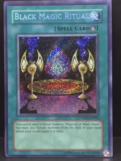 YUGIOH • BLACK MAGIC RITUAL • SECRET RARE • PP01-EN002 • PREMIUM PACK • LP - Image 1