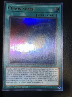 Yugioh! Chaos Space - RA01-EN065 - Ultra Rare - 1st Edition Near Mint, English - Image 1