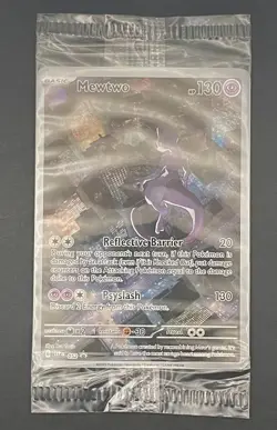 Pokemon Card Mewtwo 052 Black Star Promo - Sealed - Image 1