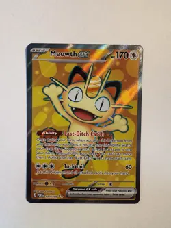 Meowth ex 107/088 Ultra Rare Perfect Order Pokemon Near Mint - Image 1