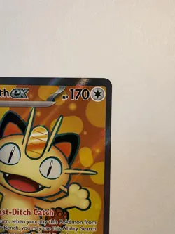 Meowth ex 107/088 Ultra Rare Perfect Order Pokemon Near Mint - Image 4