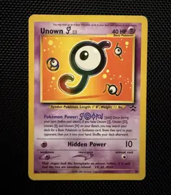 Pokemon TCG Unown [J] 38/53 Wotc Promo Regular 40 HP Hidden Power 10 English - Image 1