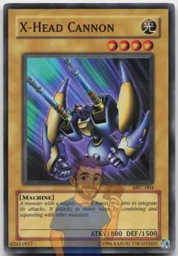 X-Head Cannon MFC-004 Super Rare Unlimited Lightly Played Yugioh - Image 1