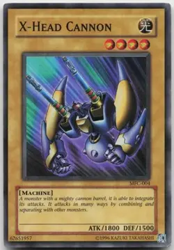 X-Head Cannon MFC-004 Super Rare Unlimited Lightly Played Yugioh - Image 2