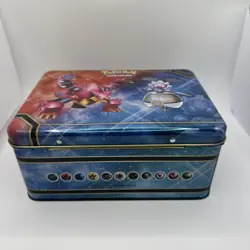 Pokemon Trading Card Game Collector's Treasure Tin Lunch Box 2016 No Cards Empty - Image 2