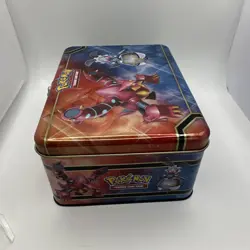 Pokemon Trading Card Game Collector's Treasure Tin Lunch Box 2016 No Cards Empty - Image 3