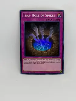 Yugioh Card Trap Hole of Spikes MIL1-EN022 SUPER RARE 1st Ed. - NM - Image 1