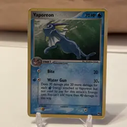 Vaporeon Holo Rare #6/17 POP Series 3 Pokemon Card - Image 1
