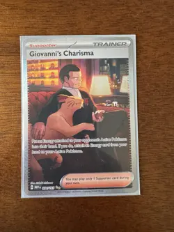 Giovanni's Charisma - 204/165 - 151 - Special Illustration Rare Pokemon Card - Image 1