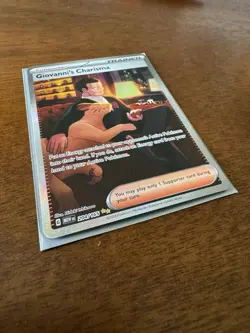 Giovanni's Charisma - 204/165 - 151 - Special Illustration Rare Pokemon Card - Image 3