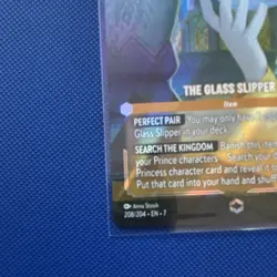 Disney Lorcana The Glass Slipper Foil Item Card 208/204 Cinderella Anna Stosik - Image 3