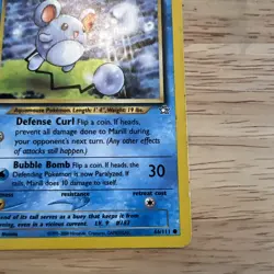 1st Edition Marill - Neo Genesis - #66/111 - Vintage Pokemon Card 2000 WOTC - Image 3