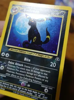 Umbreon 13/75 Holo Rare Neo Discovery Set Pokemon Card PL - Image 3