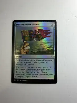 Dawn-Blessed Pennant NM Lorwyn Eclipsed Foil Magic The Gathering Mtg Near Mint - Image 1