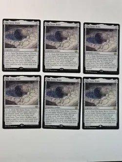 6x Stone Brain - Brother' War - Near Mint - MTG - Image 1
