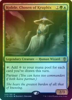 Kydele, Chosen of Kruphix (Foil) - Commander 2016 - Magic the Gathering. - Image 1