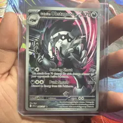 Pokemon Galarian Obstagoon 245/217 Ascended Heroes Card w/ Top Loader - Image 1