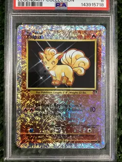 Vulpix 98/110 2002 Pokemon Legendary Collection Reverse Foil PSA 8 - Image 2