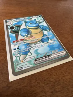 Pokemon 151 Scarlet & Violet Blastoise EX Full Art 184/165 Ultra Rare English NM - Image 3