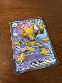 Pokemon Alakazam ex Ultra Rare SV: Scarlet & Violet 151 188/165 NM - Image 2