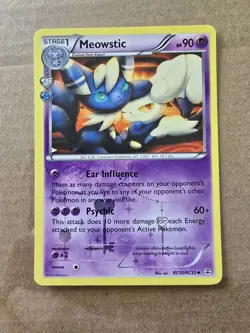Pokemon Meowstic RC15/RC32 Generations Holo Uncommon 2016 NM - Image 1