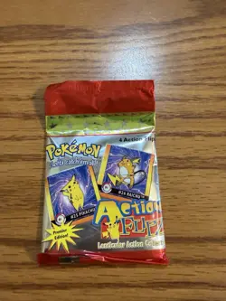 1999 Pokemon Artbox Action Flipz Premier Edition Factory Sealed Booster Pack - Image 1