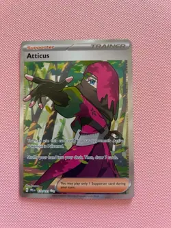 Atticus 133/131 Prismatic Evolutions Holo - Trainer - English - Pokemon TCG - Image 1