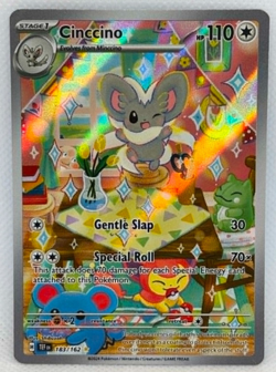 Pokemon Temporal Forces - Cinccino 183/162 - Illustration Rare - NM/M Condition - Image 1