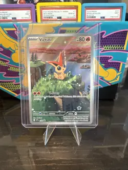 Pokemon Victini SVP 208 Promo Illustration Black Bolt/White Flare Rare NM - Image 1