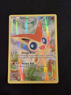 Victini XY117 Holo Full Art Pokemon TCG XY Black Star Promo 2016 NM - Image 1