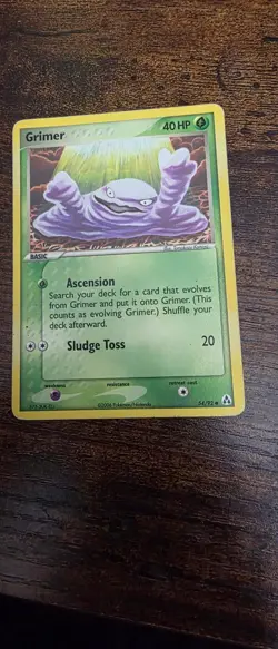 Grimer 54/92 Common Legend Maker Pokemon Moderately Played - Image 1