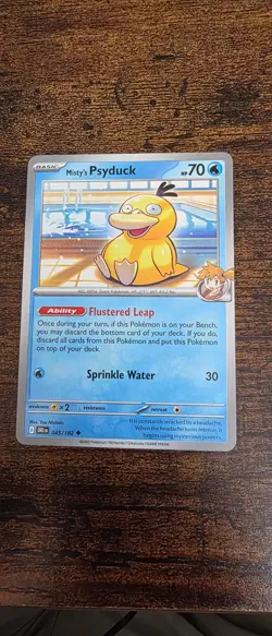 Misty's Psyduck 045/182 Uncommon Destined Rivals Pokemon Near Mint - Image 1
