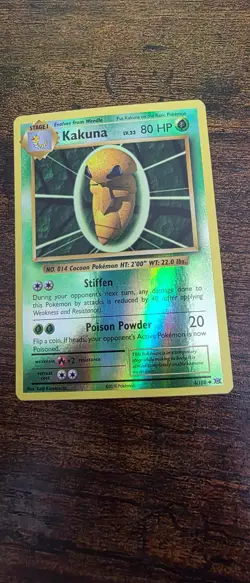 Kakuna 6/108 Uncommon Evolutions Pokemon Reverse Holo Near Mint - Image 1