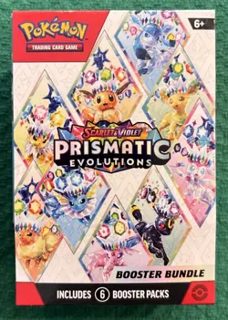 Pokemon TCG Scarlet & Violet Prismatic Evolutions Booster Bundle Factory Sealed - Image 1