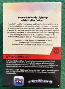 Pokemon TCG Scarlet & Violet Prismatic Evolutions Booster Bundle Factory Sealed - Image 2
