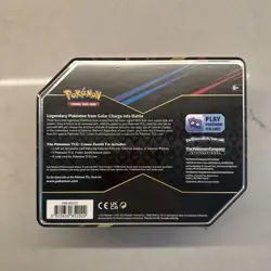 POKEMON TCG CROWN ZENITH TIN [GALARIAN ZAPDOS] FACTORY SEALED - Image 2