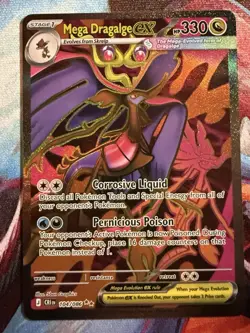 Pokemon TCG Mega Dragalge ex 104/086 Ultra Rare Full Art Chaos Rising EN - Image 1