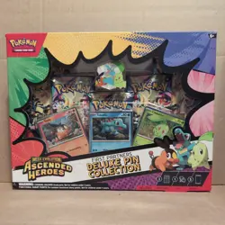 Pokemon Ascended Heroes First Partner Deluxe Pin Collection Sealed New - Image 1