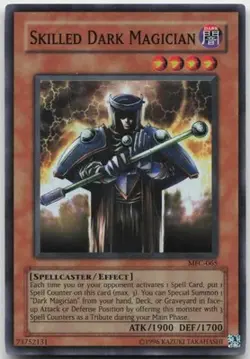 Skilled Dark Magician MFC-065 Super Rare Unlimited Near Mint Yugioh - Image 2