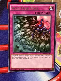 Yugioh Acid Trap Hole MIL1-EN044 Single - Image 1