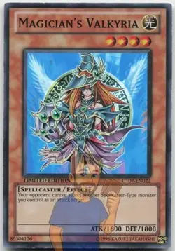 Magician's Valkyria CT07-EN022 Super Rare Limited Edition Lightly Played Yugioh - Image 1