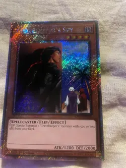 Konami Gravekeeper's Spy Quarter Century Stampede RA03-EN121 Platinum Secret 1st - Image 1