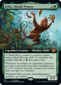 Kibo, Uktabi Prince (Extended Art) -Foil Near Mint MTG - Image 1