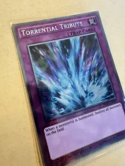 Yu-Gi-Oh! TCG Torrential Tribute NKRT-EN043 Platinum Rare Limited Edition NM - Image 3