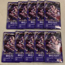 x10 One Piece TCG OP-14 Booster Pack Blister The Azure Sea's Seven ENGLISH NEW - Image 1