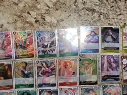 One Piece tcg Card Game x77Cards Collection Mixed Lot w FOILS/Promos/SP - Image 4