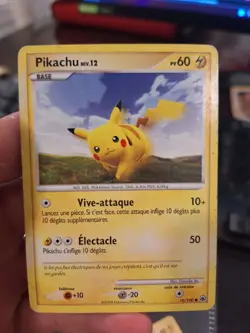 Pikachu 70/100 – Stormfront – French Pokemon Card – 2008 – NM - Image 1